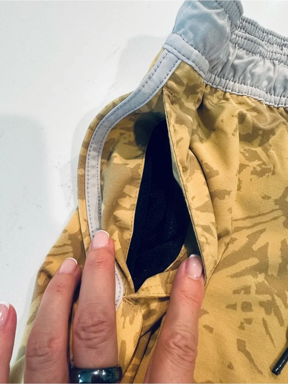 IPD Yellow Floral Board Shorts